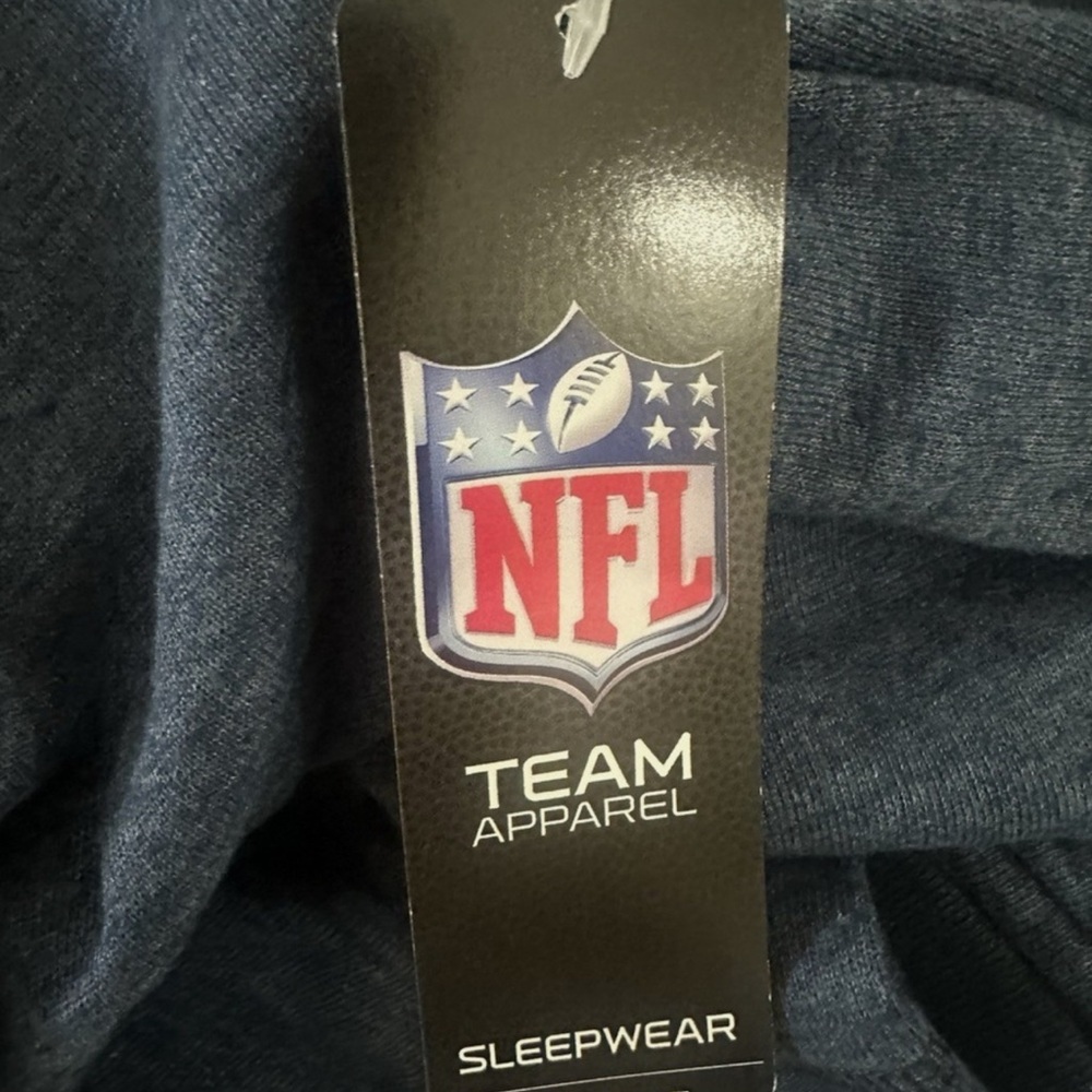 Dallas Cowboys NFL Team Apparel Sleepwear Navy Blue Hoodie Womens Size Large NWT - Picture 4 of 6